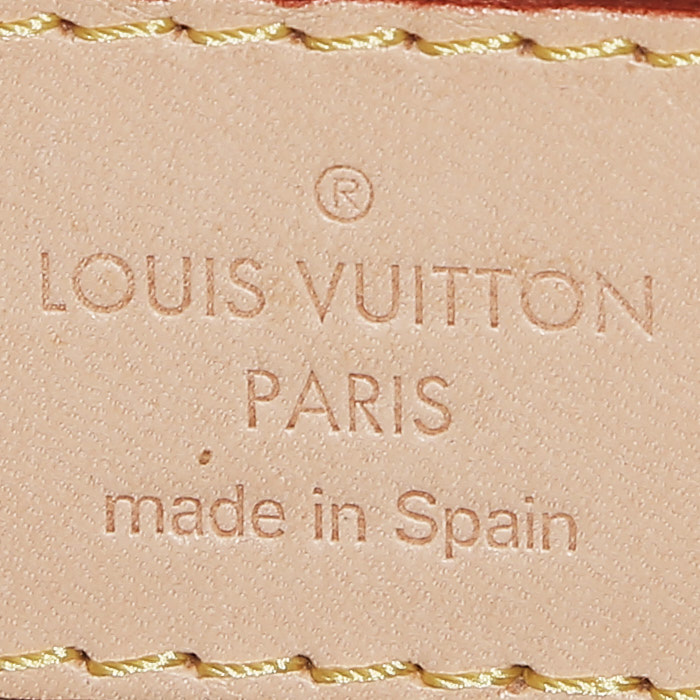 Sac à main Louis Vuitton  Artsy moyen modèle  en toile damier azur et cuir naturel - Detail D3