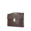 Porta-documentos Louis Vuitton  Robusto en cuero taiga color burdeos - 00pp thumbnail