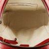 Zaino Gucci   in tela "sûpreme GG" beige e pelle rossa - Detail D2 thumbnail