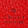 Mochila Gucci   en tejido "sûpreme GG" beige y cuero rojo - Detail D3 thumbnail