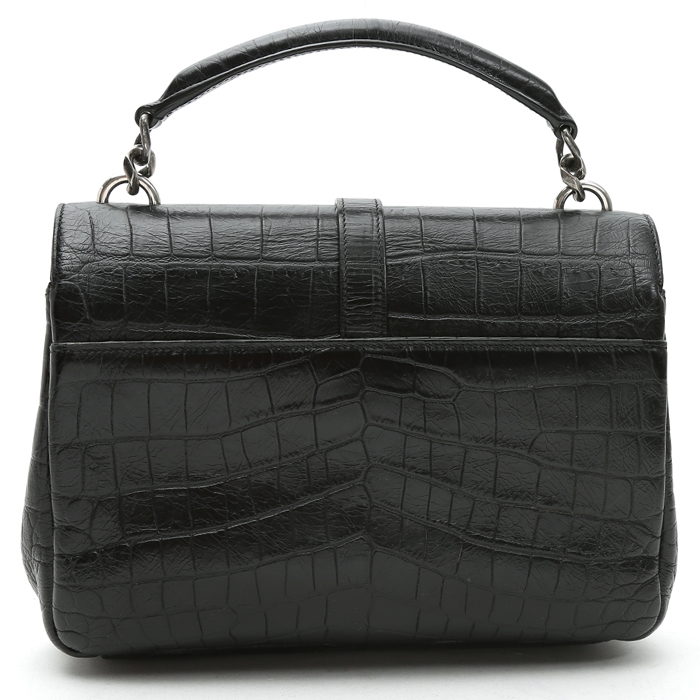 Borsa Saint Laurent  College in pelle nera - Detail D8