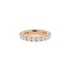 Alliance semi-souple en or rose et diamants (2,76 carats) - 00pp thumbnail