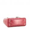 Dior  Lady Dior small model  shoulder bag  in red leather cannage - Detail D5 thumbnail