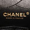 Chanel  Chanel 2.55 handbag  in black quilted iridescent leather - Detail D4 thumbnail