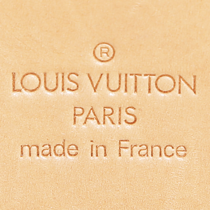 Mochila Louis Vuitton  Montsouris Backpack en lona Monogram marrón y cuero natural - Detail D3