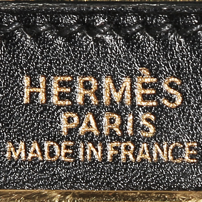 Hermès  Kelly 32 cm handbag  in black box leather - Detail D4