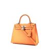 Коданая сумка hermes Hermès  Kelly 25 cm en cuir epsom orange - 00pp thumbnail