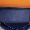 Коданая сумка hermes Hermès  Kelly 25 cm en cuir epsom orange - Detail D3 thumbnail