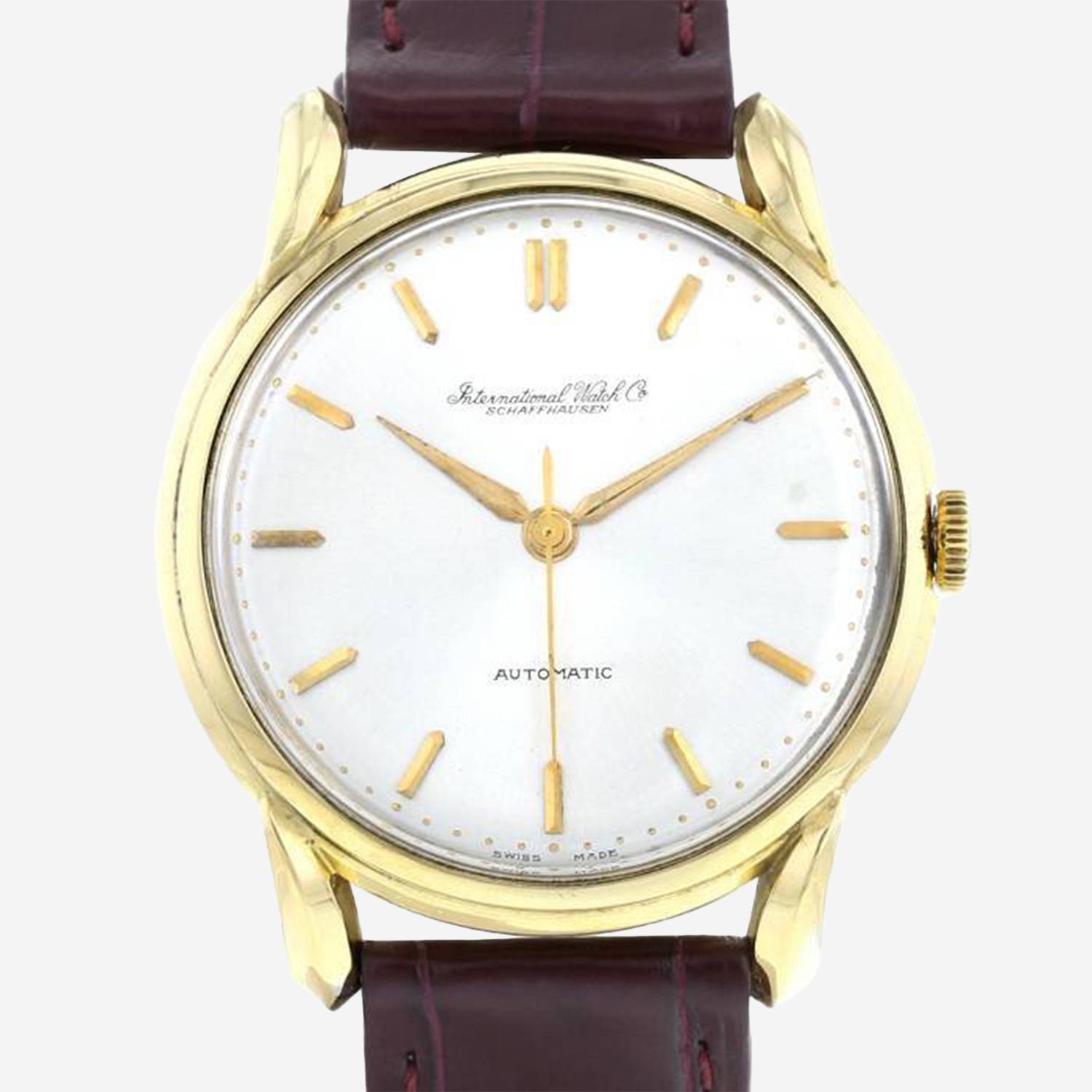 Reloj IWC Vintage de oro amarillo Circa 1960