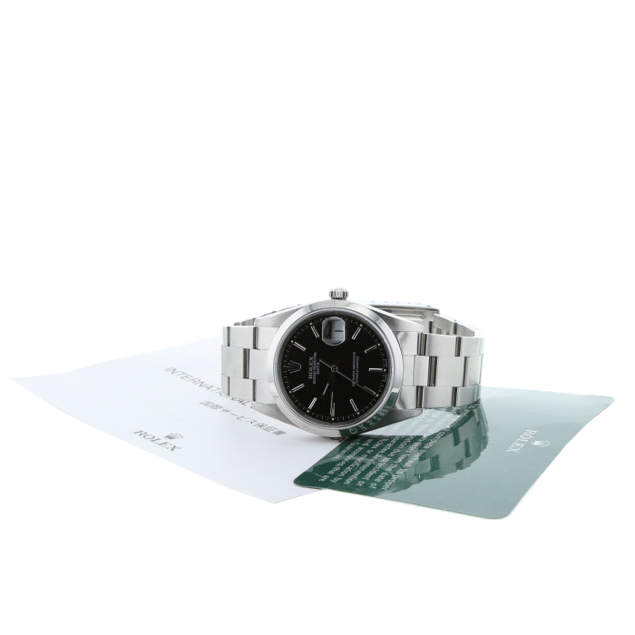 Montre Rolex Oyster Perpetual Date en acier Ref: 15200  Vers 2001 - Detail D2