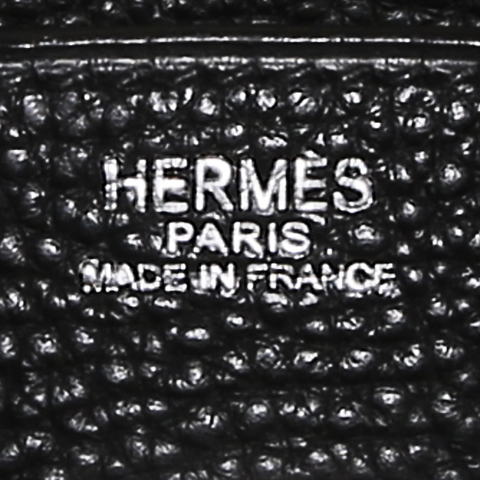 Borsa Hermès  Birkin 25 cm in pelle togo nera - Detail D4