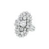 Vintage  ring in white gold and diamonds - 00pp thumbnail