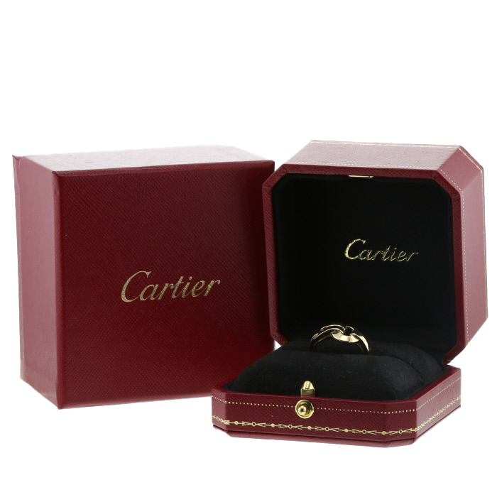 Cartier Agrafe ring in yellow gold - Detail D2