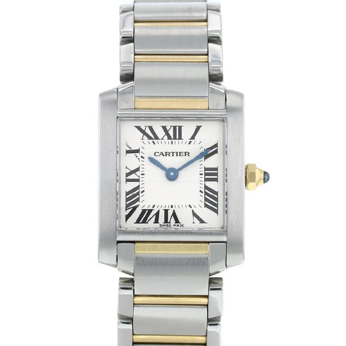 Cartier tank francaise hot sale steel and gold