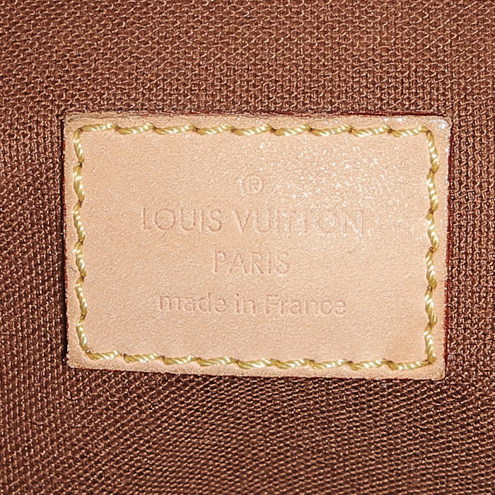 Bolso bandolera Louis Vuitton  Bosphore Messenger en lona Monogram y cuero natural - Detail D3