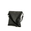 Borsa a tracolla Bottega Veneta   in pelle intrecciata nera - 00pp thumbnail