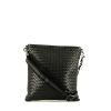 Bottega Veneta   shoulder bag  in black intrecciato leather - 360 thumbnail