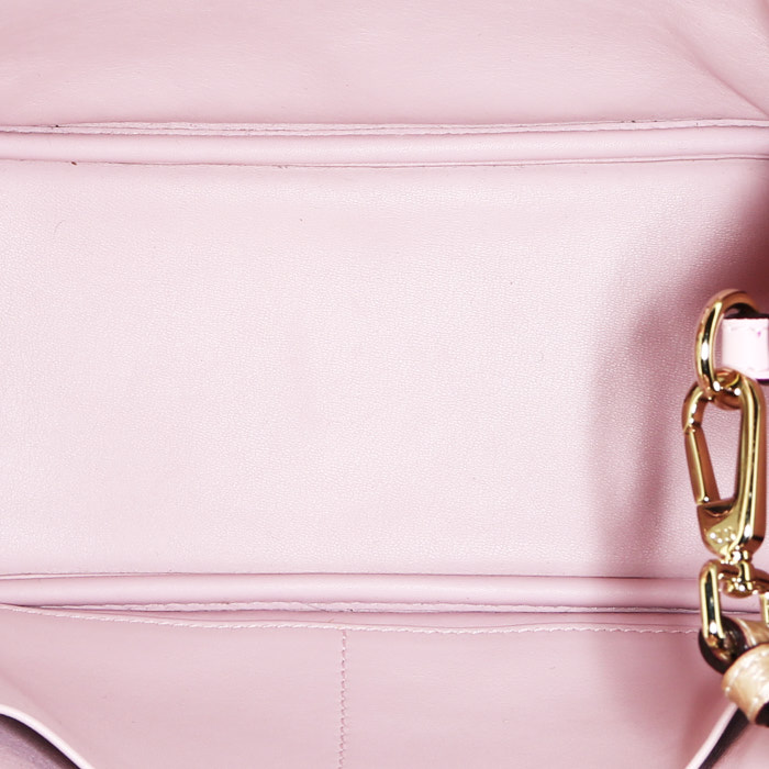 Dior  Diorissimo handbag  in gold leather - Detail D3