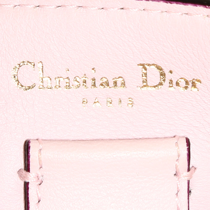 Dior  Diorissimo handbag  in gold leather - Detail D4