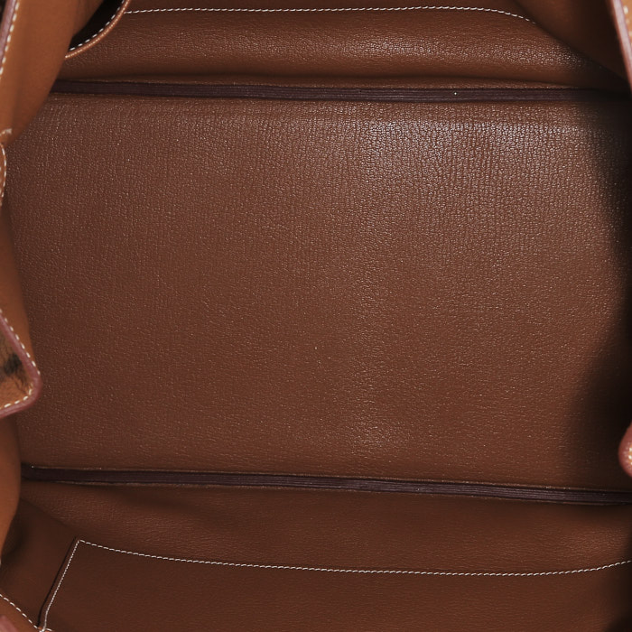 Sac à main Hermès  Birkin 40 cm en cuir togo gold - Detail D2