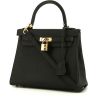 Hermès  Kelly 25 cm handbag  in black togo leather - 00pp thumbnail