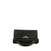 Bolso de mano Hermès  Kelly 25 cm en cuero togo negro - 360 Front thumbnail