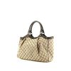 Gucci  Sukey handbag  in beige canvas  and brown leather - 00pp thumbnail