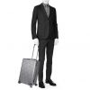 Dior  Dior & Rimowa large  rigid suitcase  in black aluminium - Detail D1 thumbnail