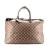 Bolsa de viaje Louis Vuitton  Neo Greenwich en lona a cuadros revestida marrón y cuero marrón - 360 thumbnail