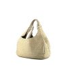 Bottega Veneta   messenger bag  in taupe intrecciato leather - 00pp thumbnail