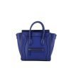 Celine  Luggage small model  shoulder bag  in blue leather - 360 thumbnail