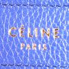 Celine  Luggage small model  shoulder bag  in blue leather - Detail D4 thumbnail