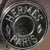 Shopping bag Hermès  Cabag in tela color talpa e mucca Hunter marrone - Detail D4 thumbnail