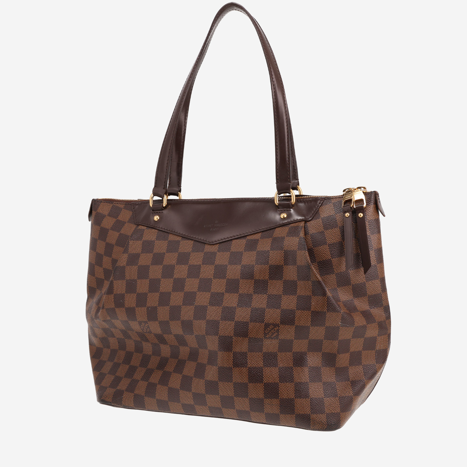 Louis Vuitton Westminster shopping bag in ebene damier canvas