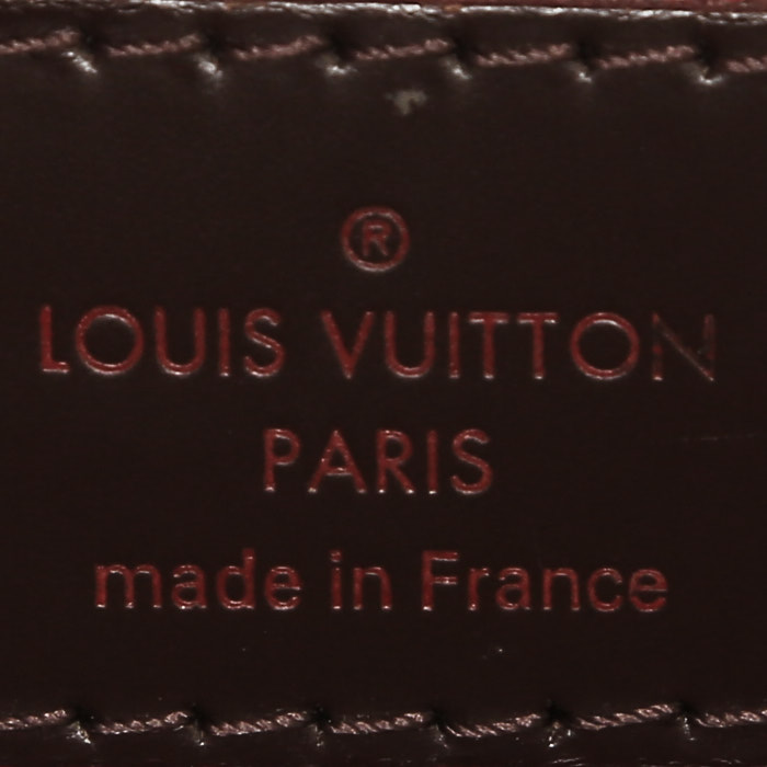 Sac cabas Louis Vuitton  Westminster en toile damier ébène - Detail D3