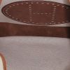 Hermès  Evelyne shoulder bag  in beige canvas  and gold Barenia leather - Detail D2 thumbnail