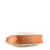 Hermès  Evelyne shoulder bag  in beige canvas  and gold Barenia leather - Detail D4 thumbnail