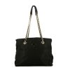 Жіноча сумка в стилі prada leather white Prada  Nylon en toile noire et cuir noir - 360 thumbnail