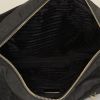 Prada  Nylon handbag  in black canvas  and black leather - Detail D2 thumbnail