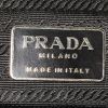 Prada  Nylon handbag  in black canvas  and black leather - Detail D3 thumbnail