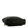 Жіноча сумка в стилі prada leather white Prada  Nylon en toile noire et cuir noir - Detail D4 thumbnail