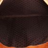 Bolso de mano Gucci  Jackie en cuero marrón y lona bicolor - Detail D2 thumbnail