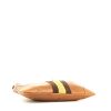 Bolso de mano Gucci  Jackie en cuero marrón y lona bicolor - Detail D4 thumbnail