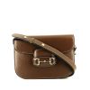 Gucci  1955 Horsebit shoulder bag  in brown leather - 360 thumbnail