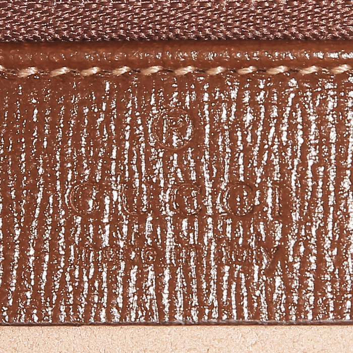 Sac bandoulière Gucci  1955 Horsebit en cuir marron - Detail D3