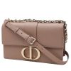 Dior  30 Montaigne shoulder bag  in varnished pink grained leather - 00pp thumbnail