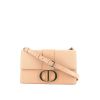 Dior  30 Montaigne shoulder bag  in varnished pink grained leather - 360 thumbnail
