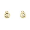 Chopard Happy Diamonds earrings for non pierced ears in yellow gold and diamonds - 360 thumbnail
