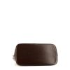 Sac à main Louis Vuitton  Alma petit modèle  en toile damier ébène et cuir marron - Detail D4 thumbnail