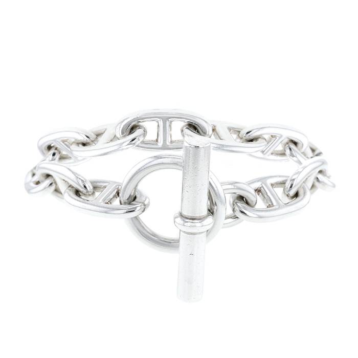 Hermès Chaine d'Ancre large model bracelet in silver - 00pp